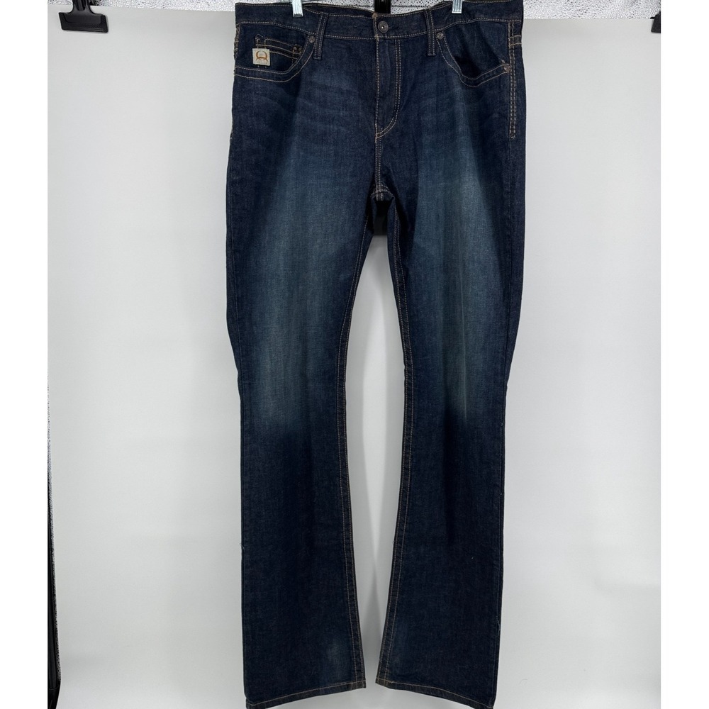 Cinch Ian Jeans Slim Fit Denim Western Cowboy Blue Mens 38x38